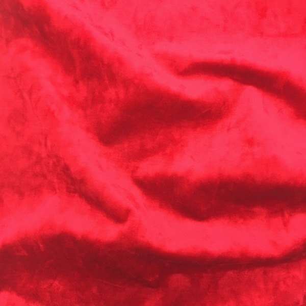 Marble Velour Ruby Red